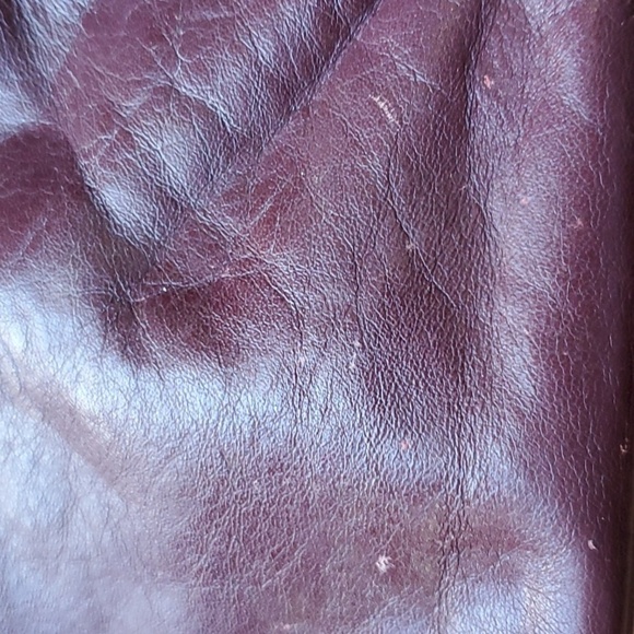 Etienne Aigner VINTAGE brown (plum) leather bag 10 X 7 x 3.5 crossbody - Picture 5 of 11